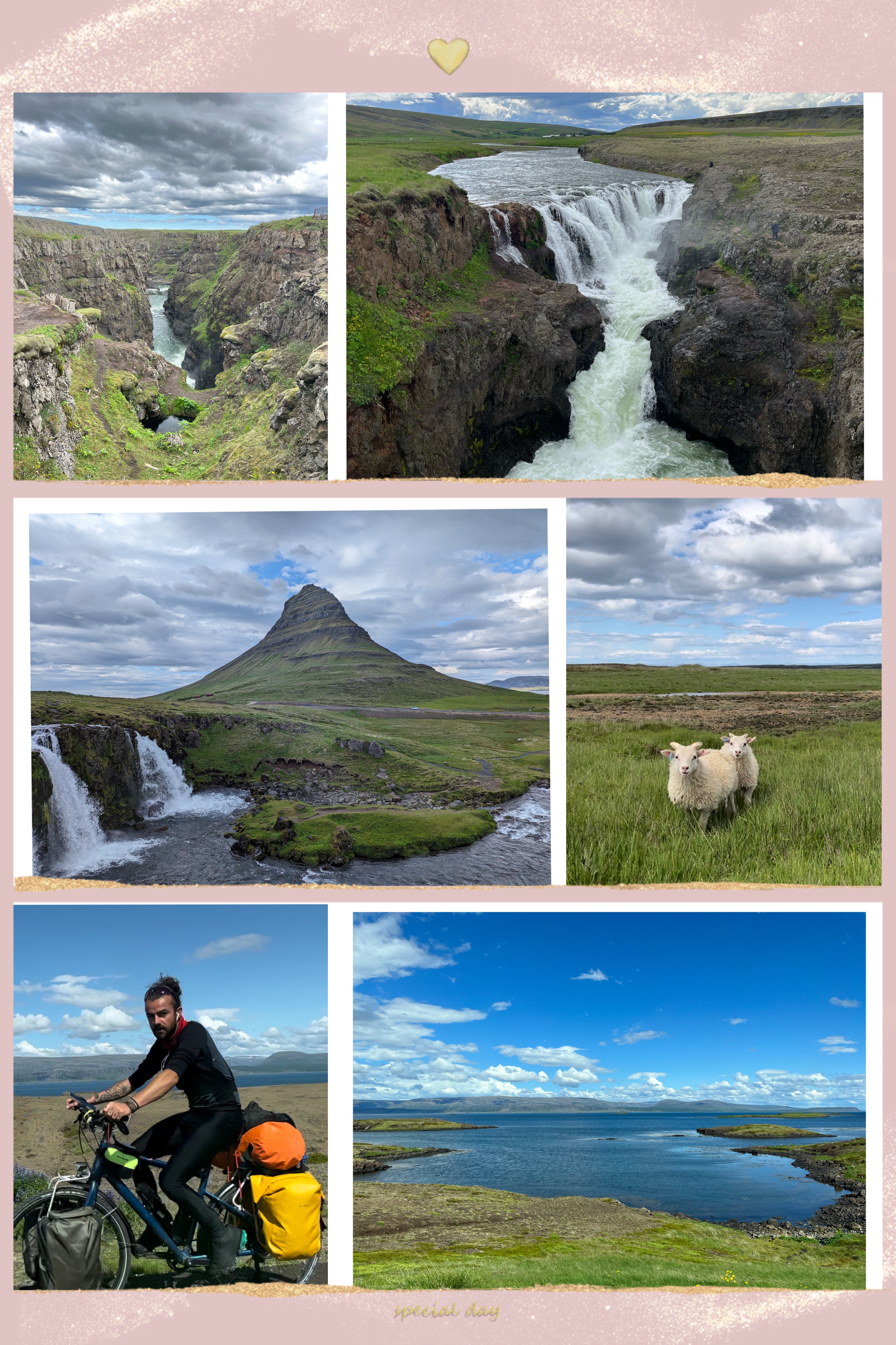 Canyon and Kirkjufell Mountain and great views on the way 瀑布峡谷、草帽山和沿途美景